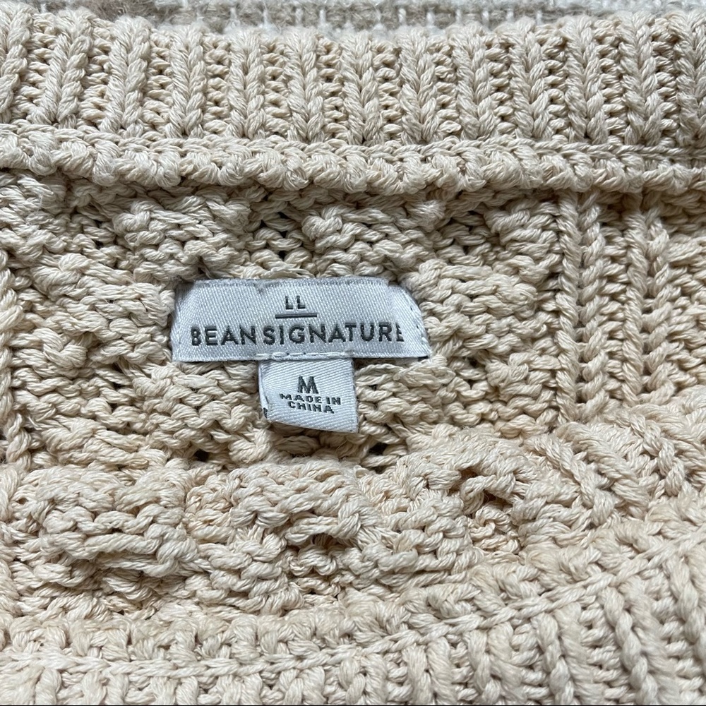 LLBean Cable Tunic Sweater - Picture 2 of 4
